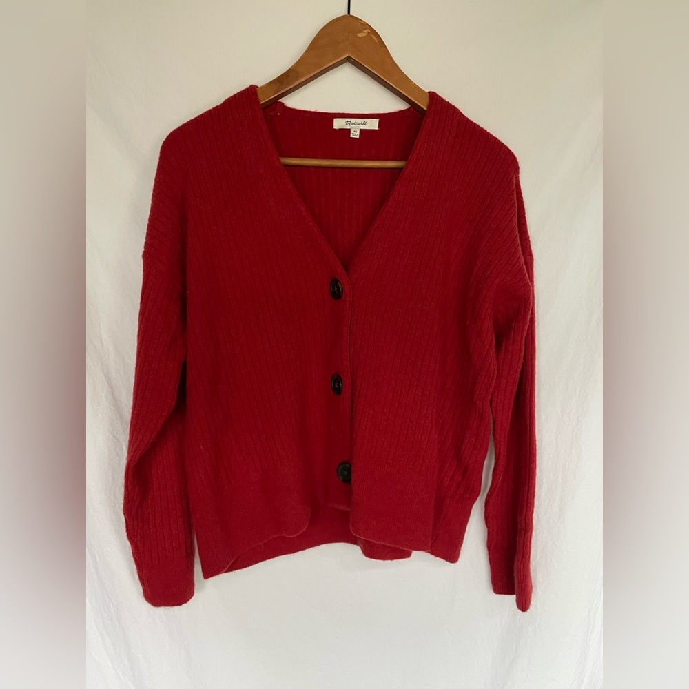Red Madewell Cardigan
